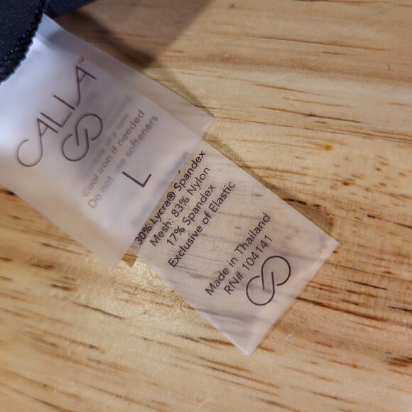 CALIA by Carrie Underwood Navy Patterned Tank Top - Picture 9 of 9